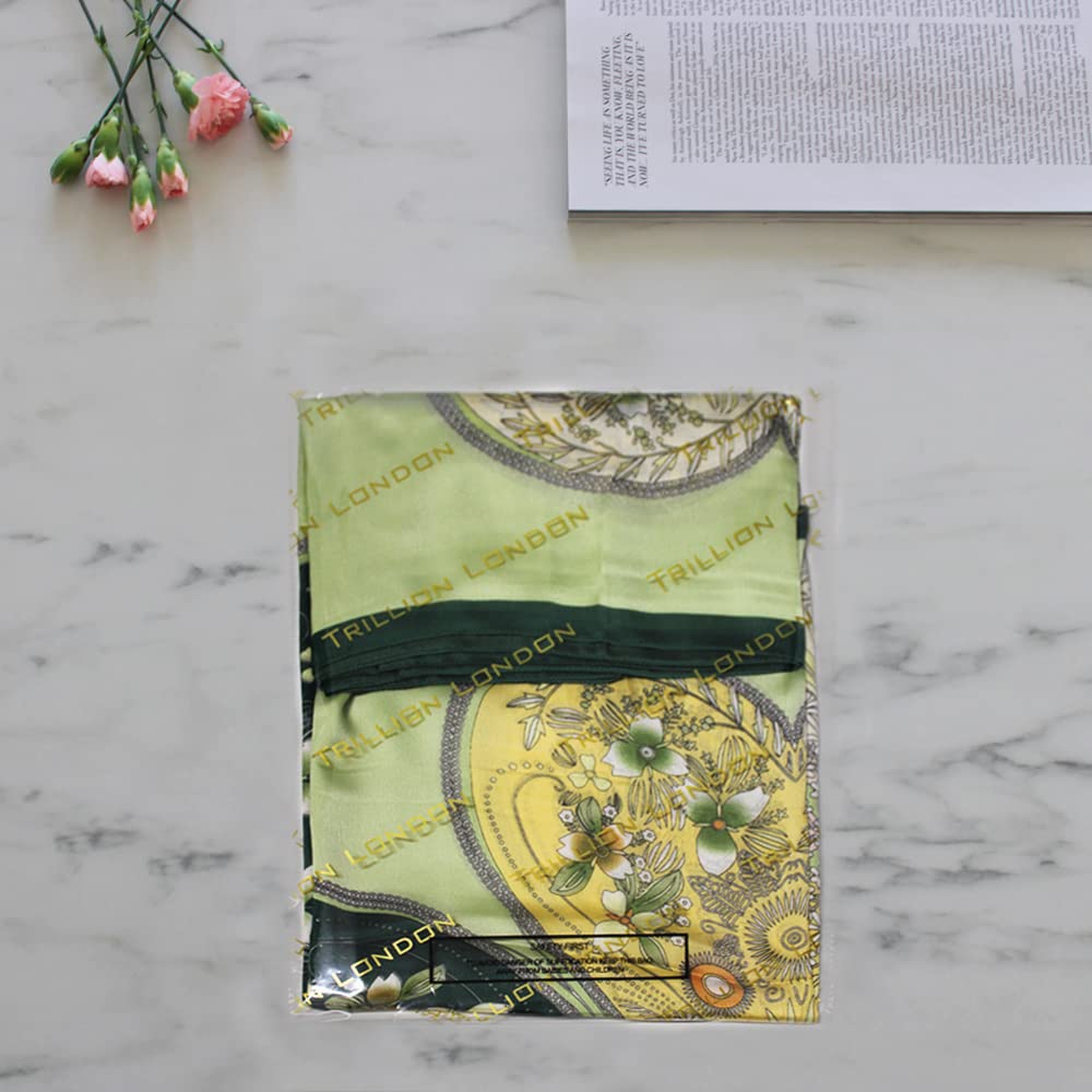 Trillion London® Silk Shawl Birthday Gifts for Women - Designer Silk Scarf
