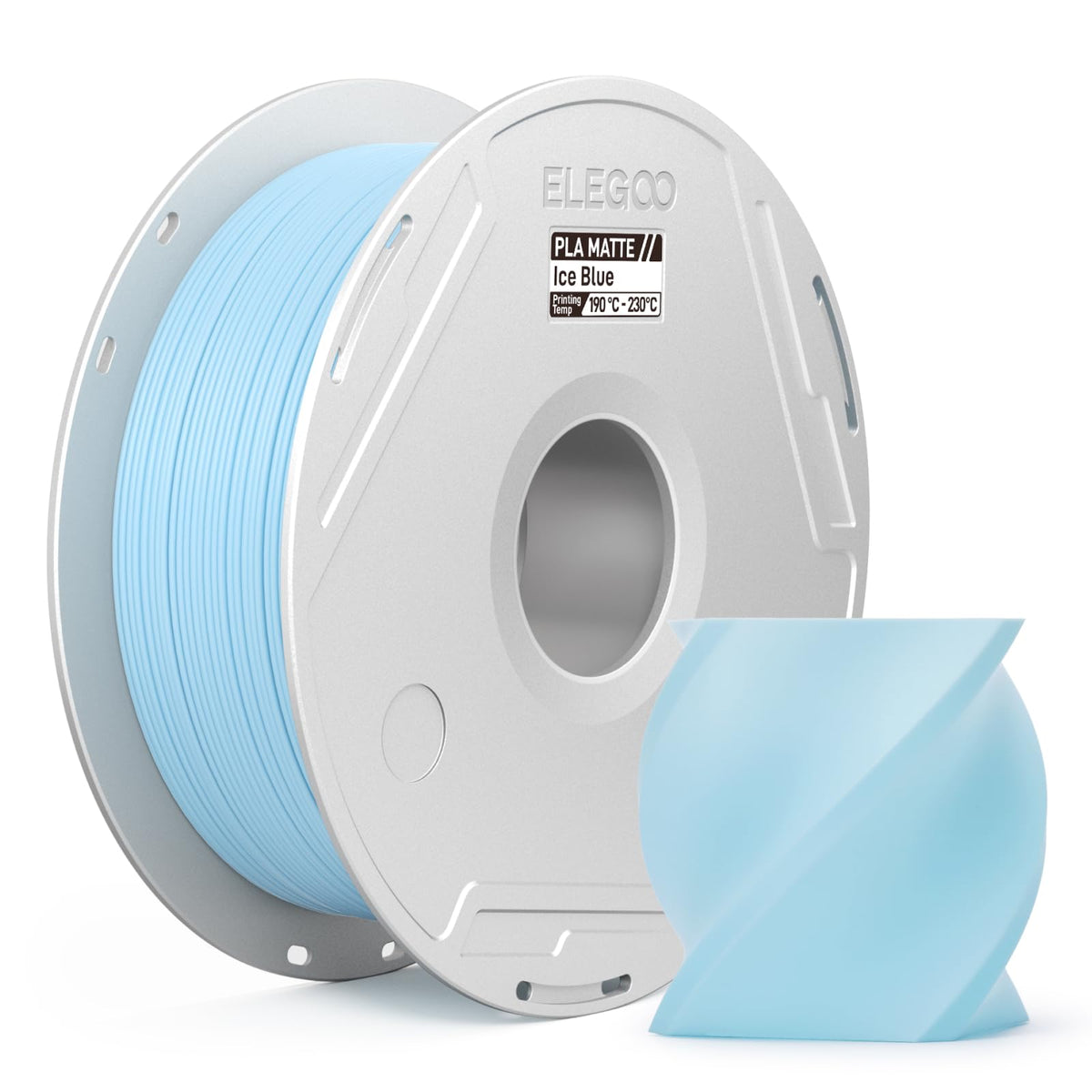 ELEGOO PLA Basic Refill 3D Printer Filament 1.75mm Red 1KG, Easy Storage