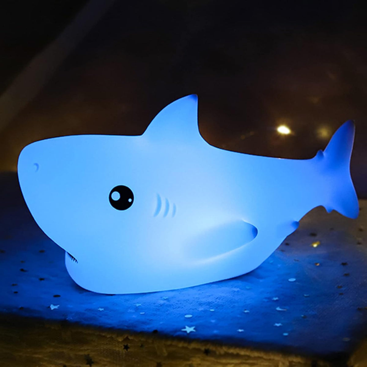 ZKLiLi Cat Night Light for Kids,Cute Night Lamp for Nursery,Squishy Silicone Touch Lights Portable, Gift for Birthday and Christmas for Kids Baby Children (Battery Cat)