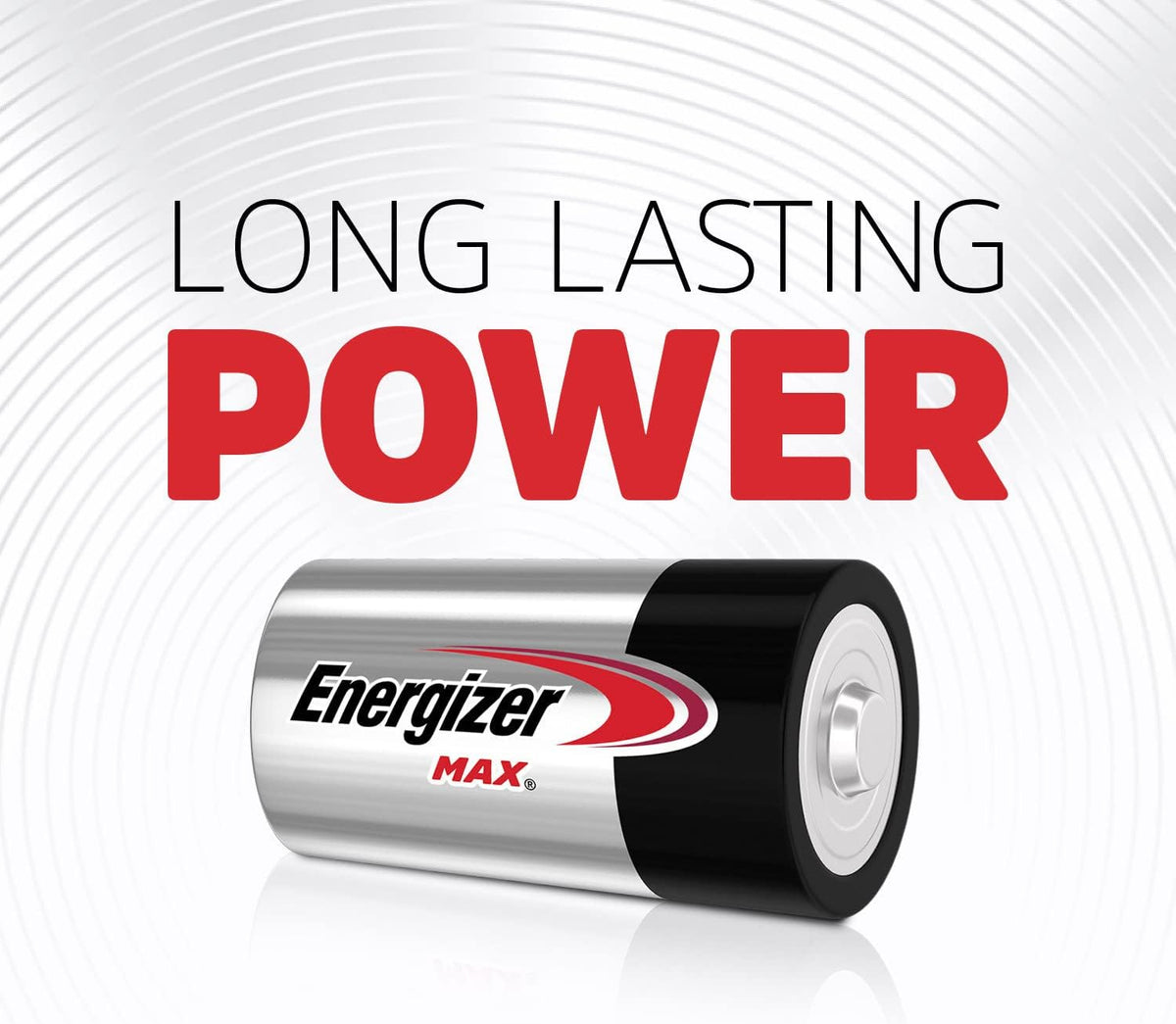 Energizer Max D Batteries (4 Pack) - 1.5V Battery LR20 - Long Lasting Power