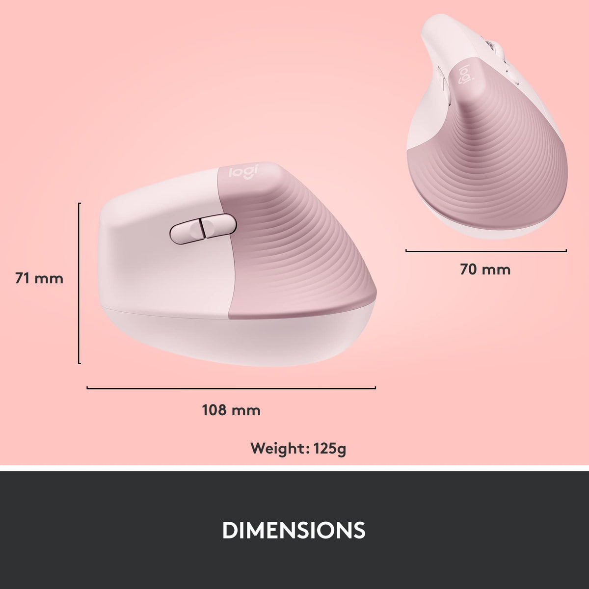 Logitech Wave Keys & Lift Vertical Mouse