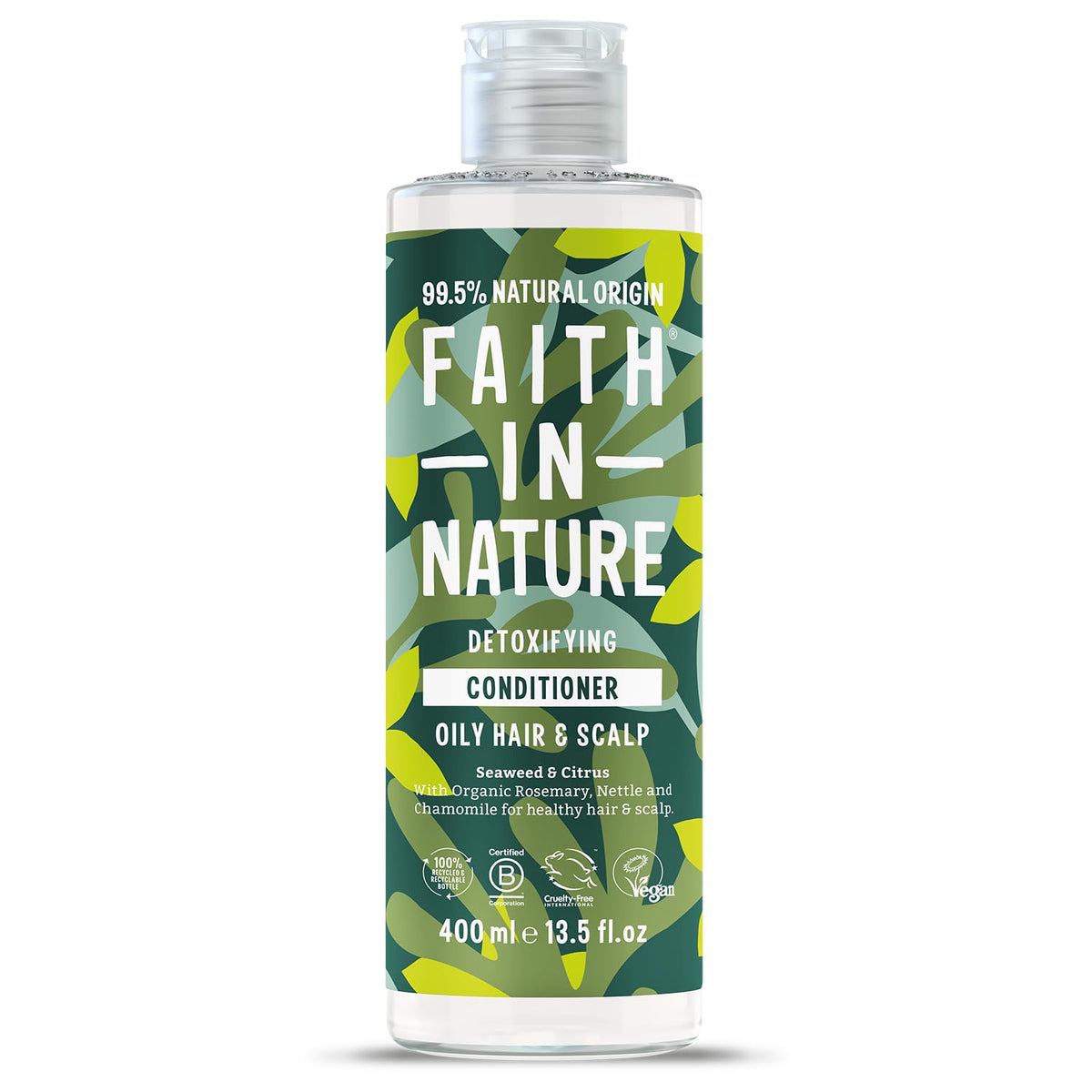 Faith In Nature Organic Coconut Conditioner, Hydrating for Dry Hair & Scalp, Vegan & Cruelty Free, No SLS, Silicones or Parabens, 400ml