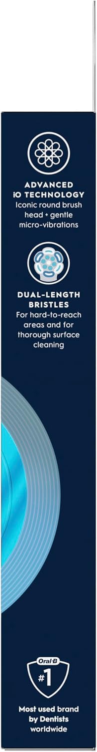 Oral-B iO Series Ultimate Clean Electric Toothbrush Heads, 4 Count, Black