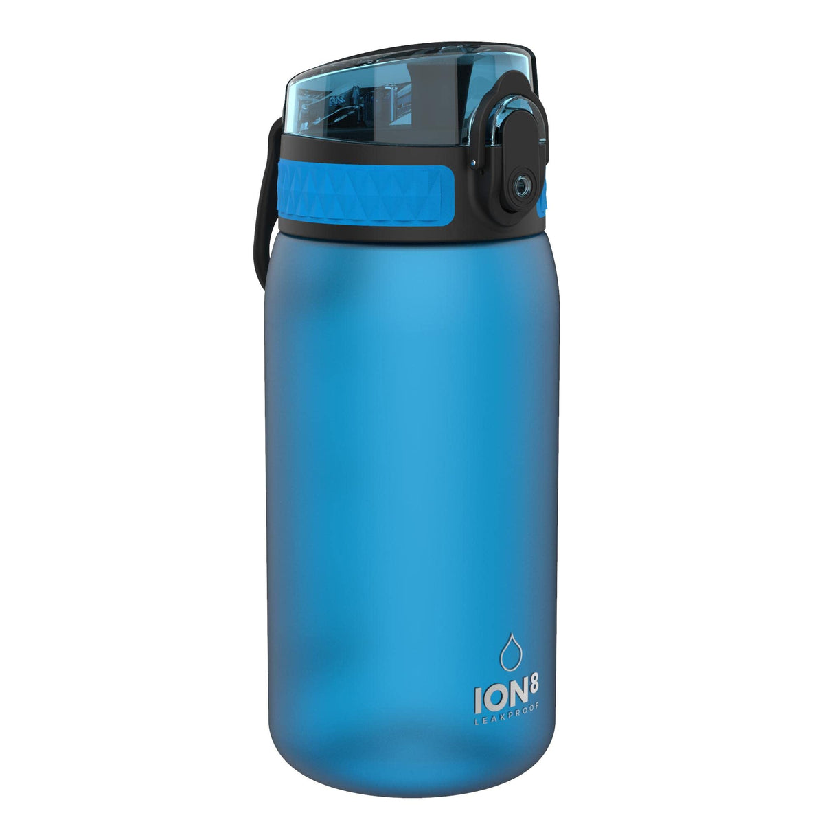 ION8 Kids Water Bottle, 350 ml/12 oz, Leak Proof, Easy to Open, Secure Lock, Dishwasher Safe, Carry Handle, Hygienic Flip Cover, Easy Clean, Odour Free, Rose Pink