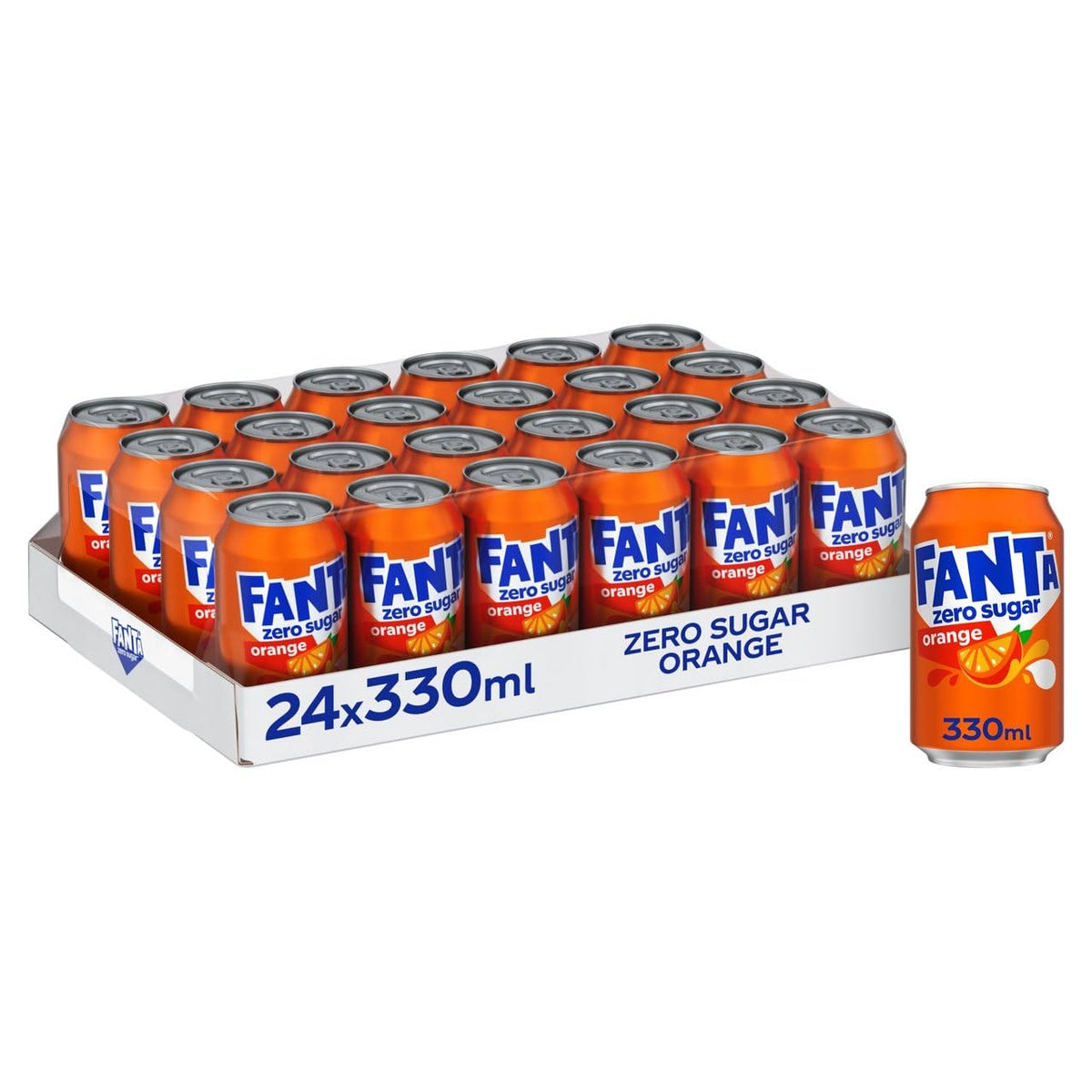 Fanta Fruit Twist Soft Drink Cans, 8 x 330 mL