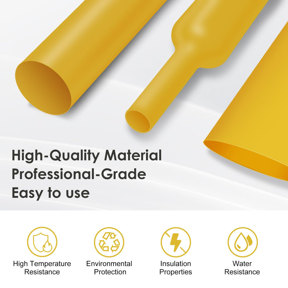 ASHINER Clear Heat Shrink Tubing Kit - 580Pcs EVA Material in 11 Sizes - Ideal for Electrical Insulation, Repairs, and Wire Connectors with User-Friendly Design and Storage Case