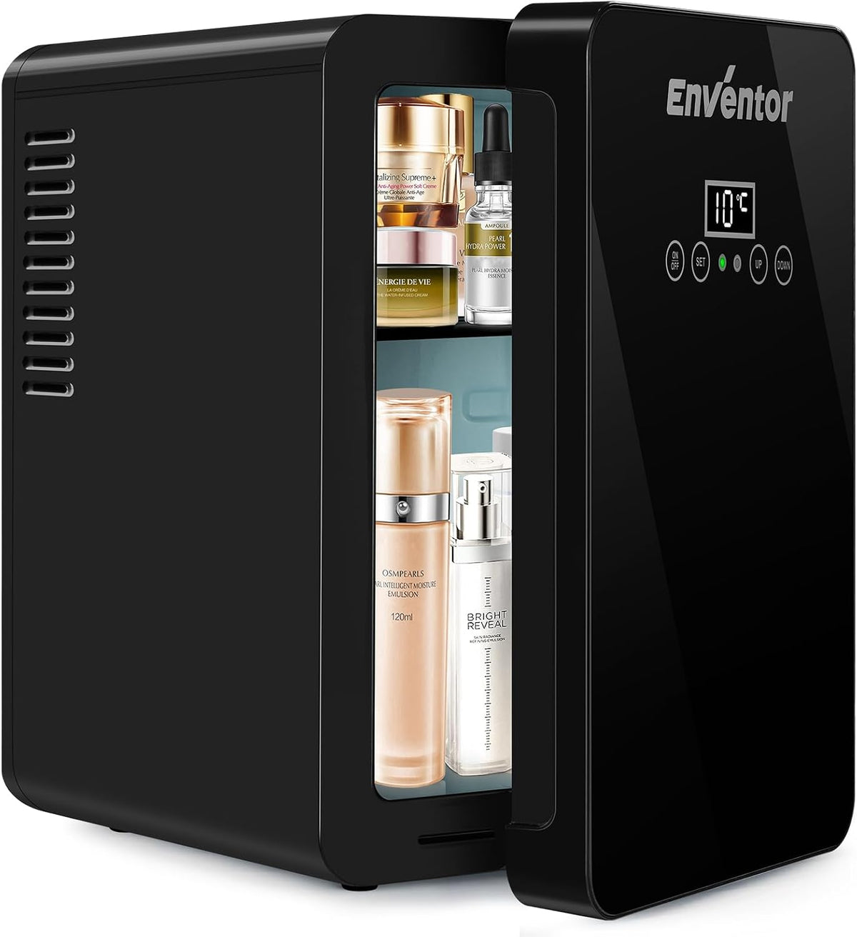 Enventor Mini Fridge, 6 Litre 8 Can Portable Cooler and Warmer, AC+12V DC