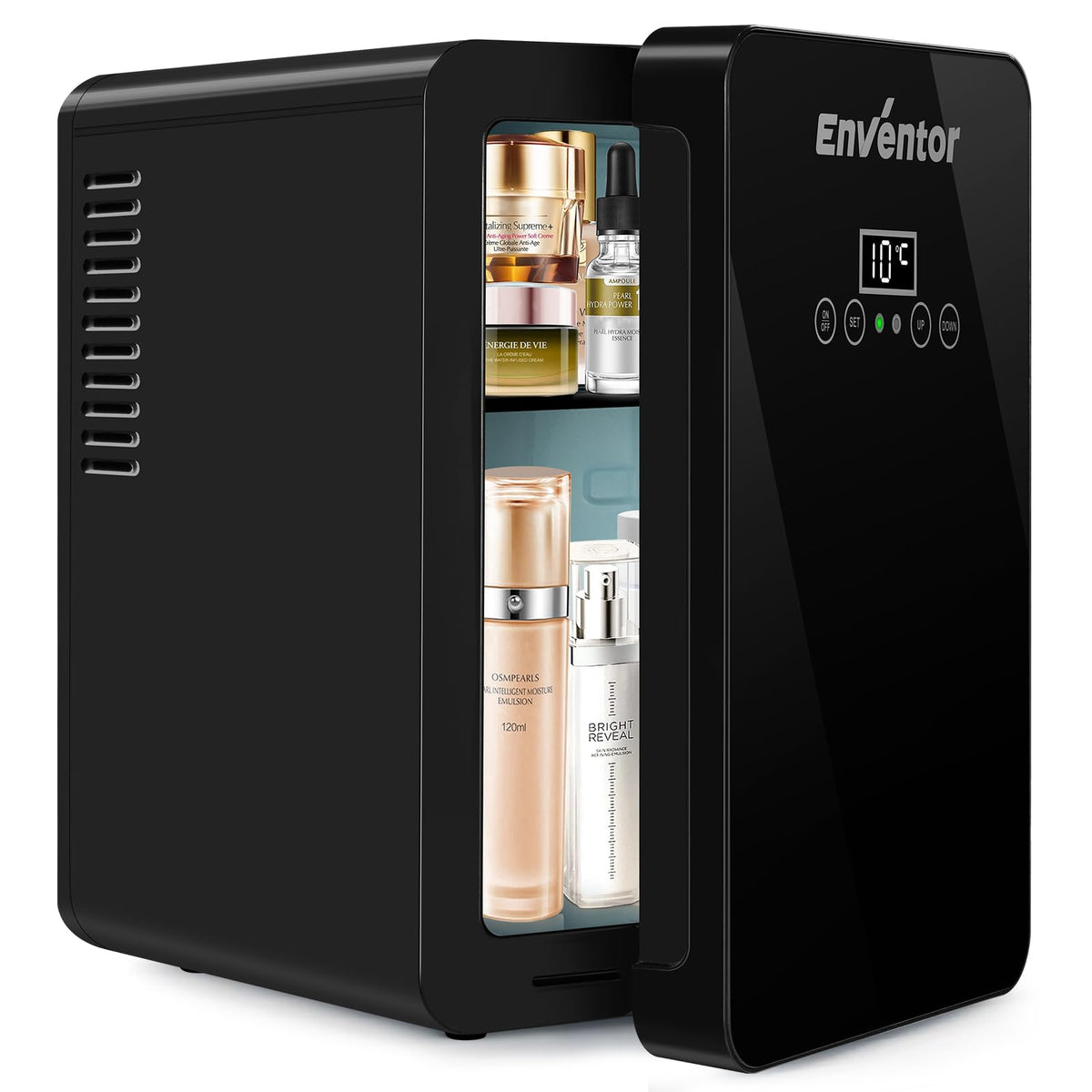 Enventor Mini Fridge, 6 Litre 8 Can Portable Cooler and Warmer, AC+12V DC