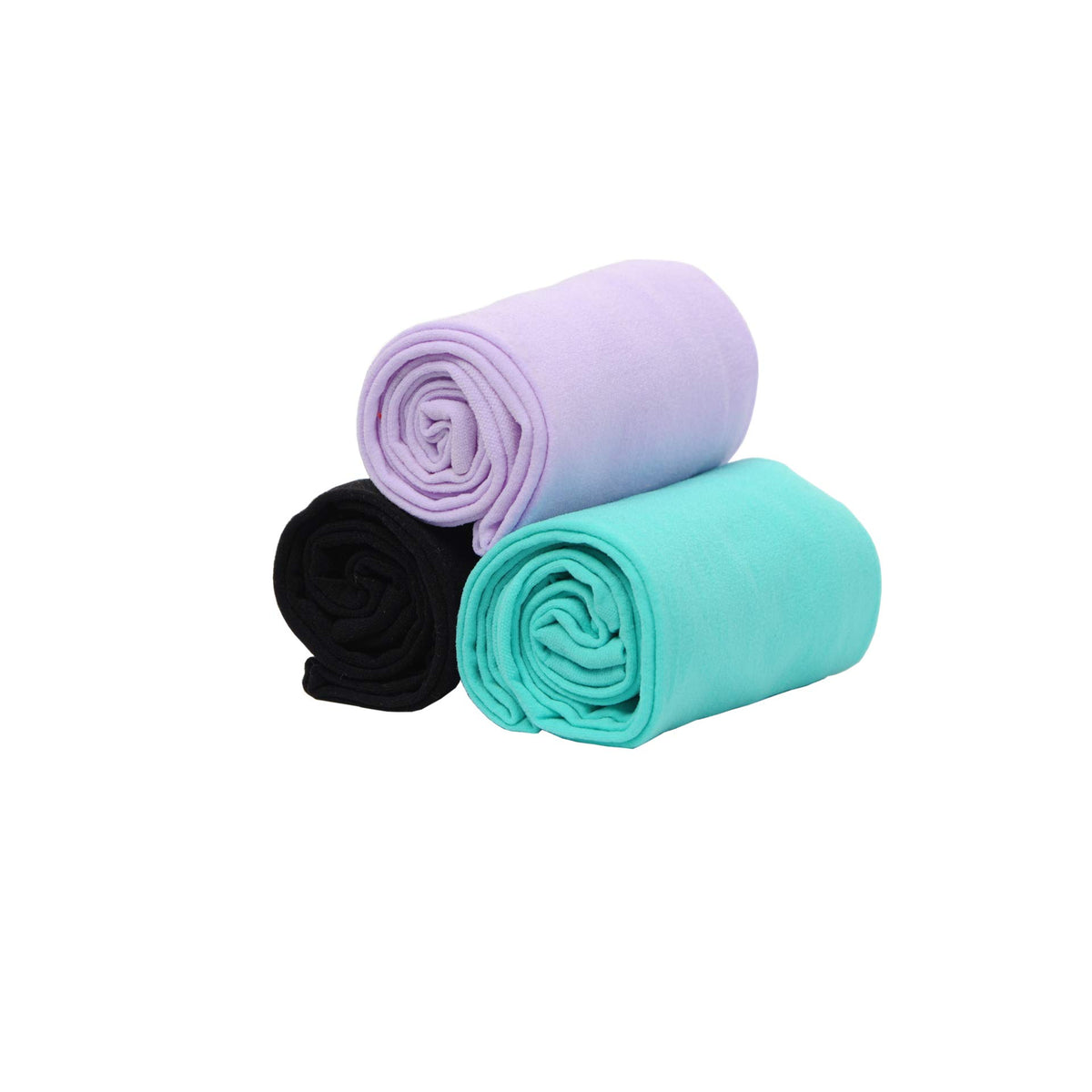 EVERSWE 3-Pack Girls Microfiber Tights Multiple Colors
