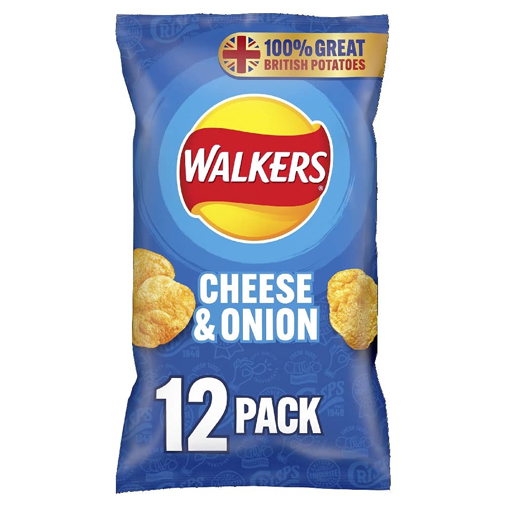 Walkers Baked Snacks Sea Salt 6 x 22g
