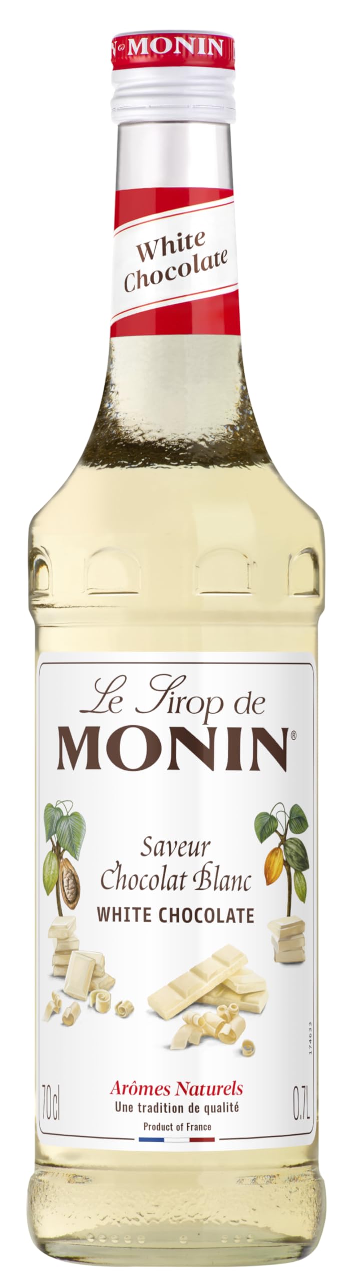 MONIN Premium Pistachio Syrup 700ml, for Coffee and Cocktails, Vegan