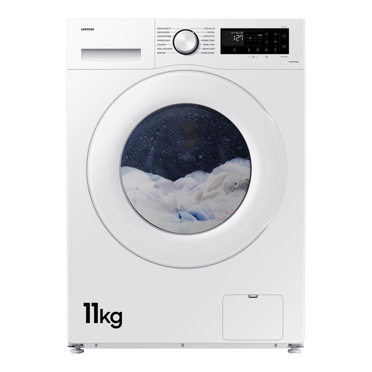 Samsung Series 6 AI Energy Washing Machine, 9kg, 1400rpm, Black, WW90DG6U25LBU1