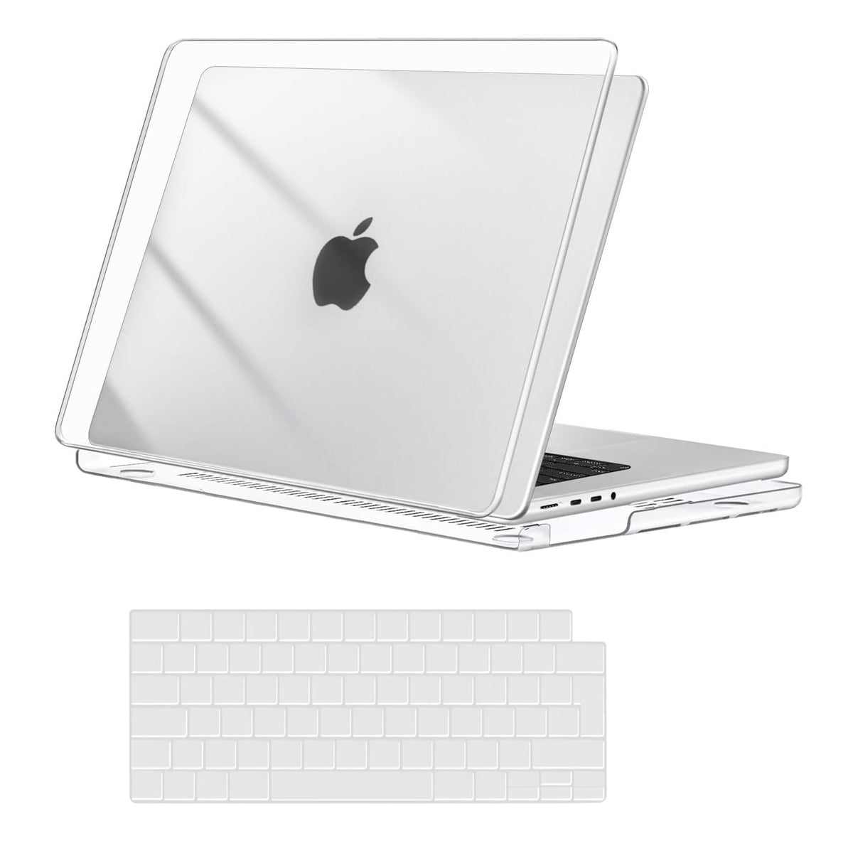 MOSISO Compatible with MacBook Air 13 inch Case M5-M2, Crystal Clear