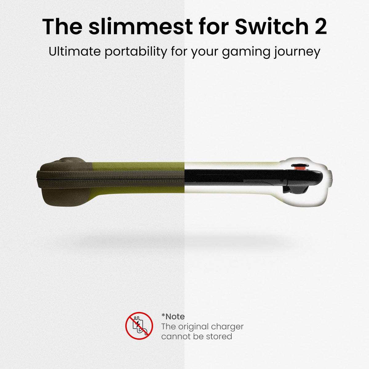 tomtoc Slim Carring Case for Nintendo Switch 2, Military Grade Protection
