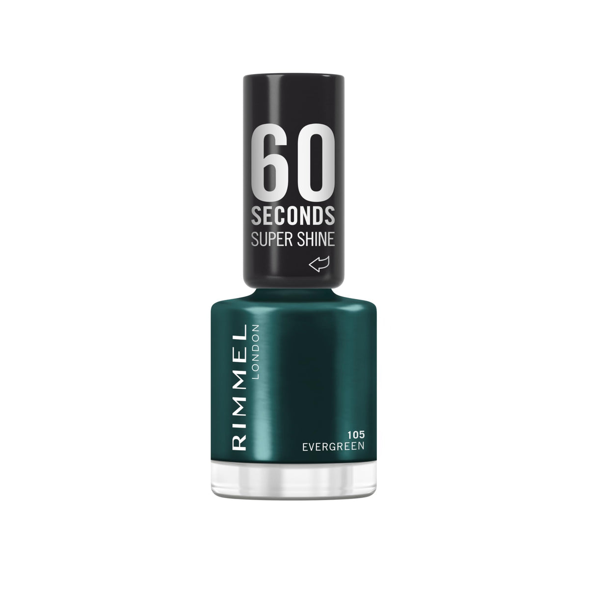 Rimmel 60 Seconds Super Shine Nail Polish, 740 Clear, Quick-Dry Nail Polish, Ultra-Shiny Finish, Easy to Apply, Vibrant Colour, Long-Wearing, Improved Formula, Vegan, 8ml