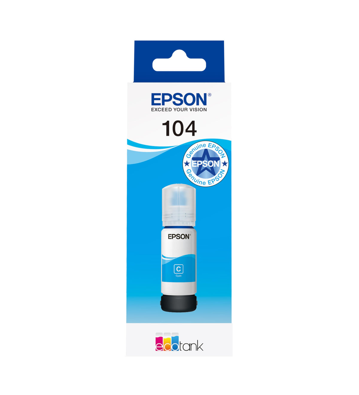 Epson EcoTank 104 Magenta Genuine Ink Bottle