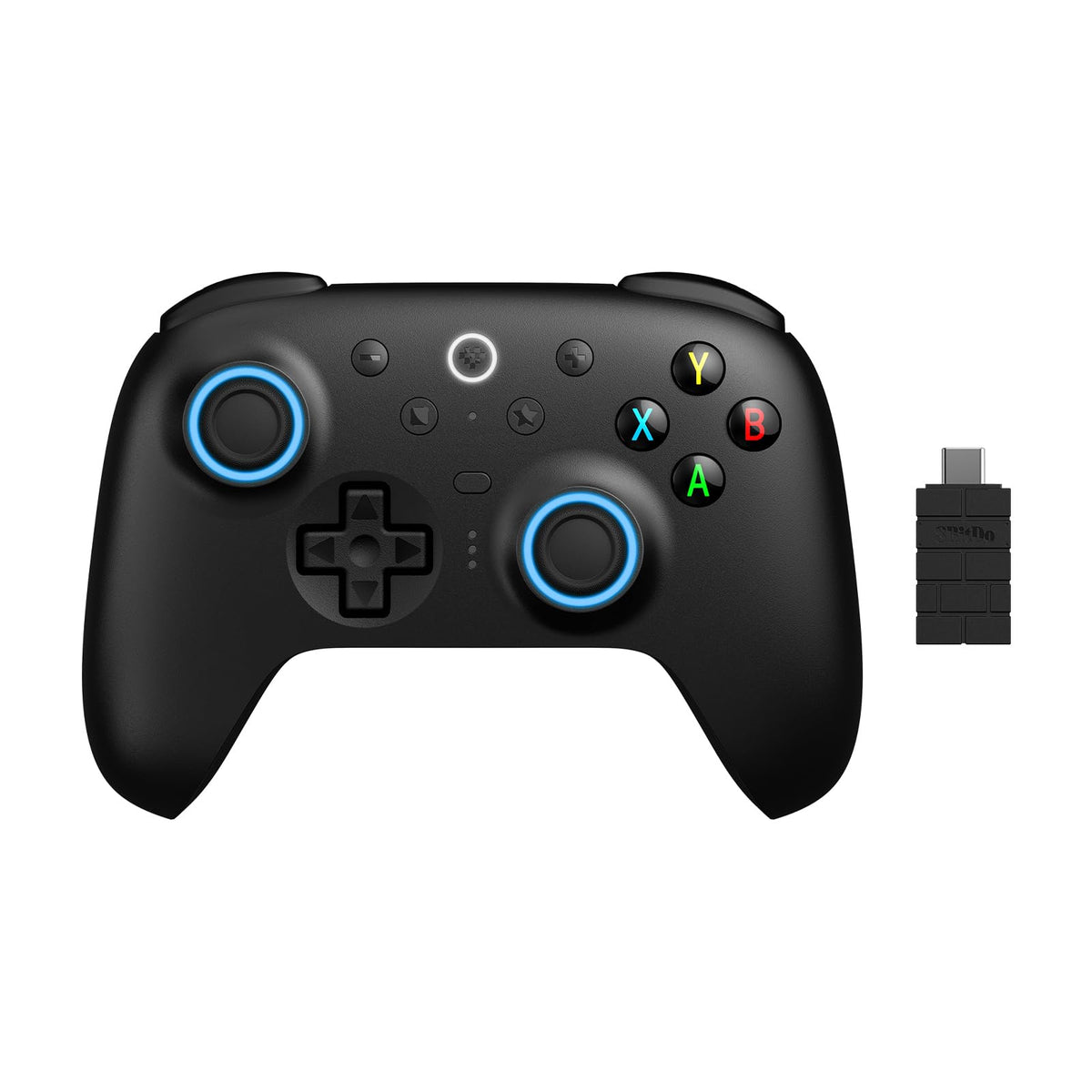 8Bitdo Ultimate 2 Wireless Controller for Windows & Android, Gaming Controller with TMR Joysticks, Switchable Hall Effect/Tactile Triggers, Motion Control, RGB Fire Ring, 8Speed Wireless Tech, Purple