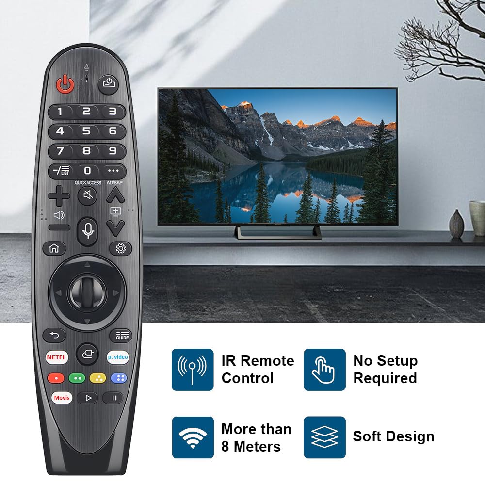 Gvirtue 【Pack of 2】Replacement Remote Control Compatible with Roku Box Model: Roku 1, Roku 2(HD, XD, XS), Roku 3, Roku LT, HD, XD, XDS, Roku N1, Roku Express, Roku Express+
