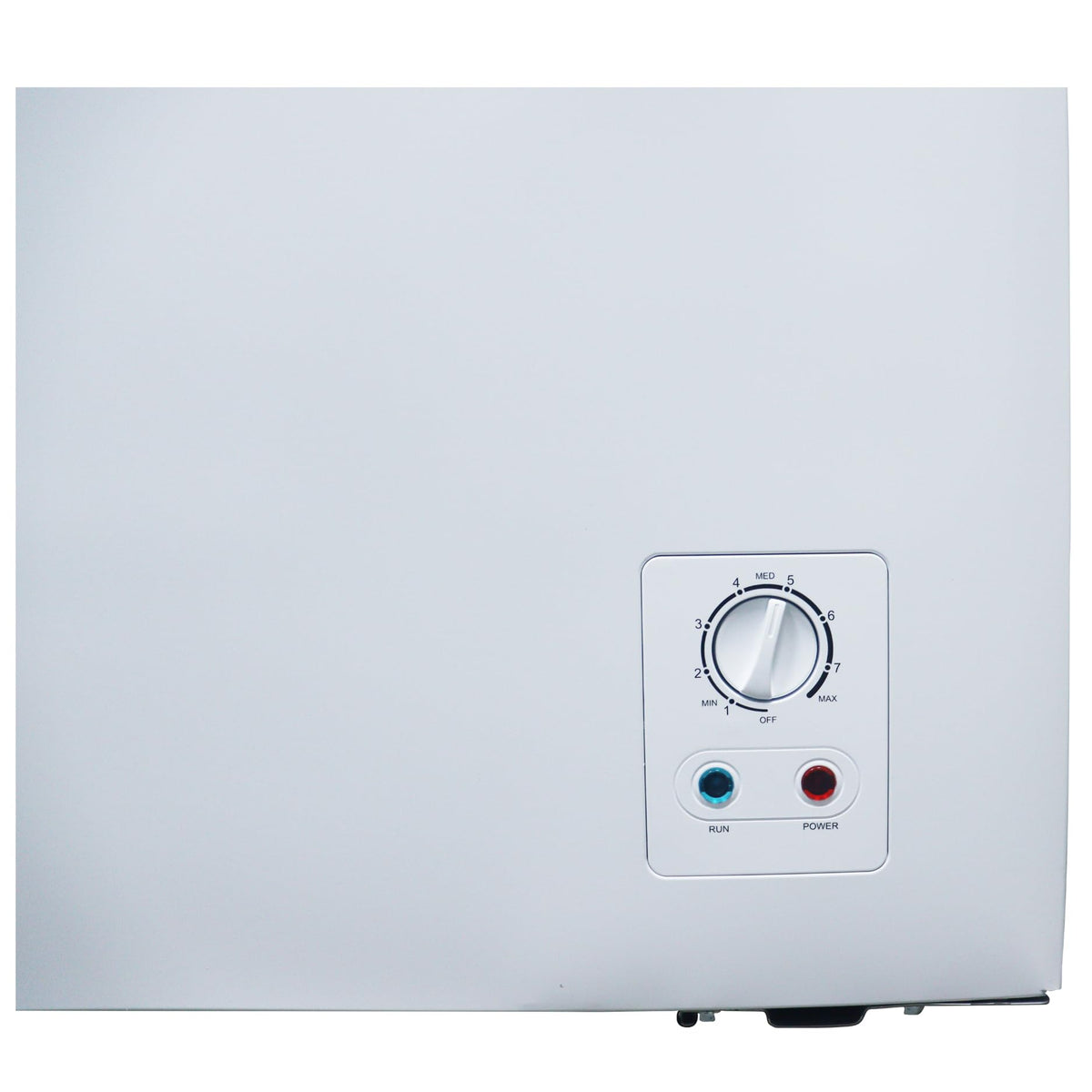 HYE Chest Freezer - 205L Capacity, Freestanding Design, Black