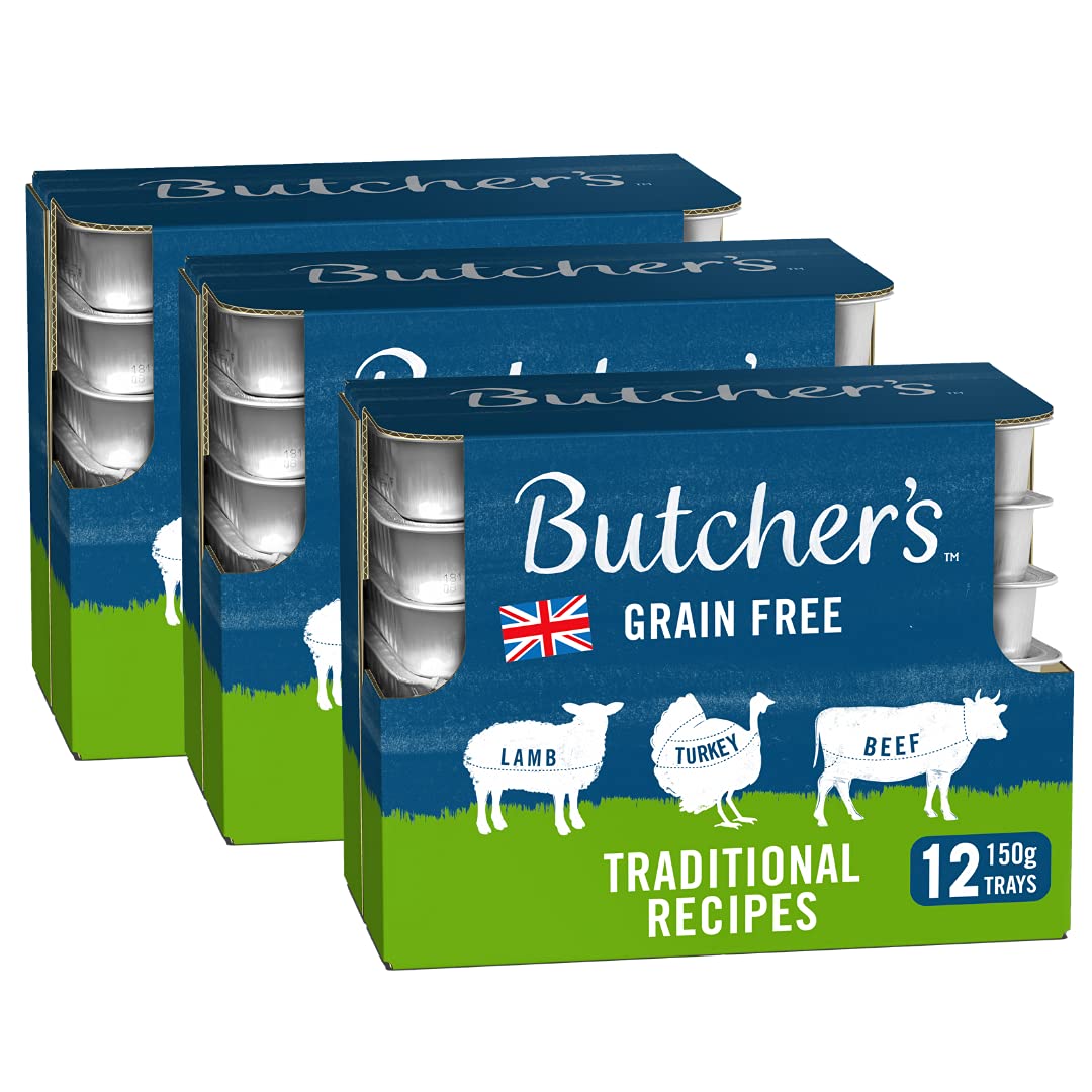 Butcher's Complete Wet Tray Adult Dog Food Traditional Recipes Pack 24x150g