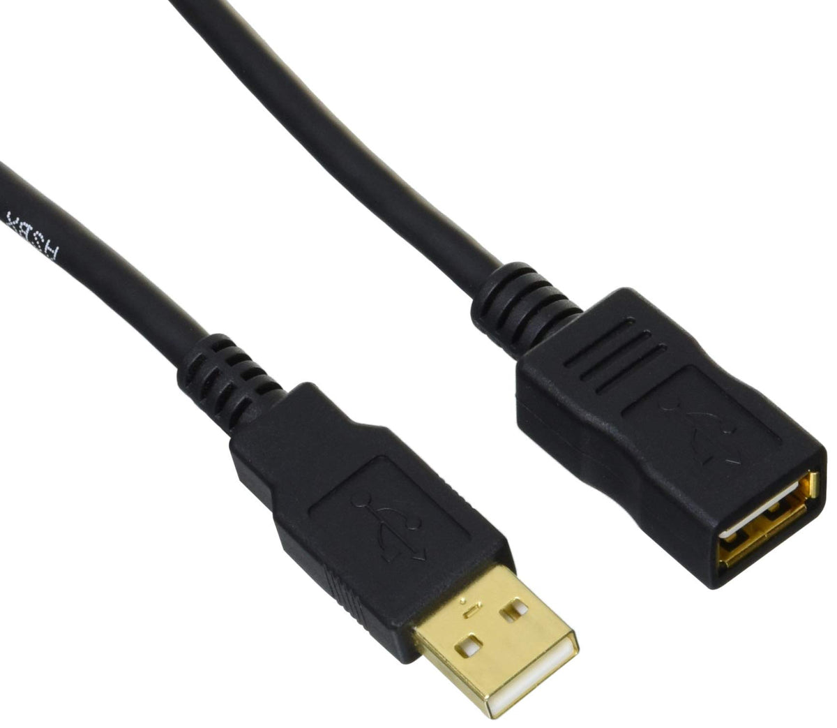 Amazon Basics USB 2.0 A-Male to A-Female Extension Cable, 1 m/3.3 Feet, Black