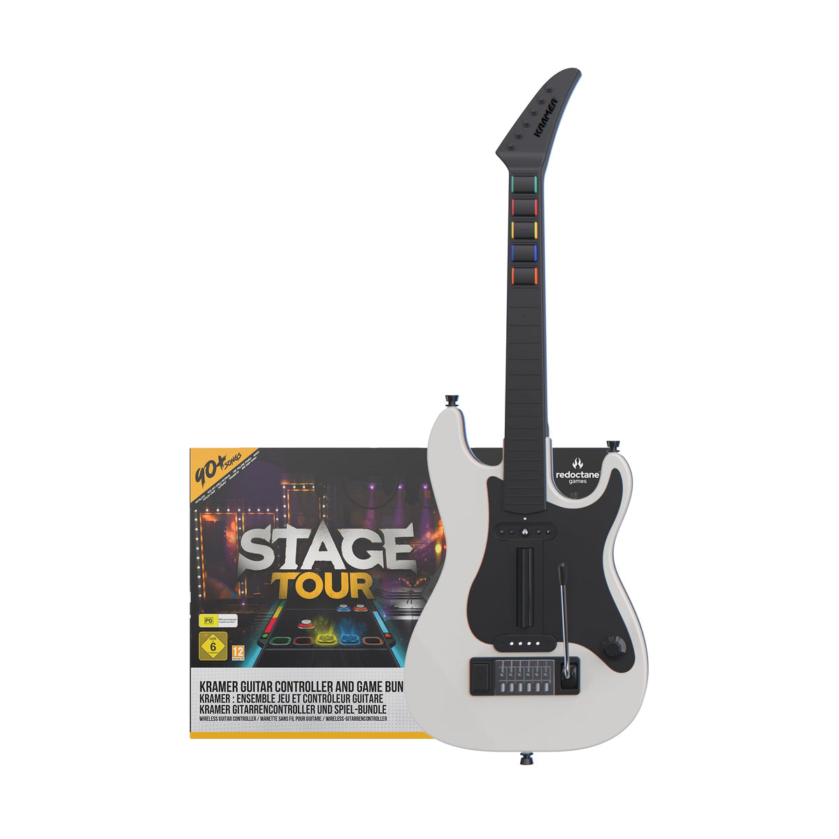 Stage Tour Game + Kramer Guitar Controller Bundle for PlayStation 5 (Physical Disc)