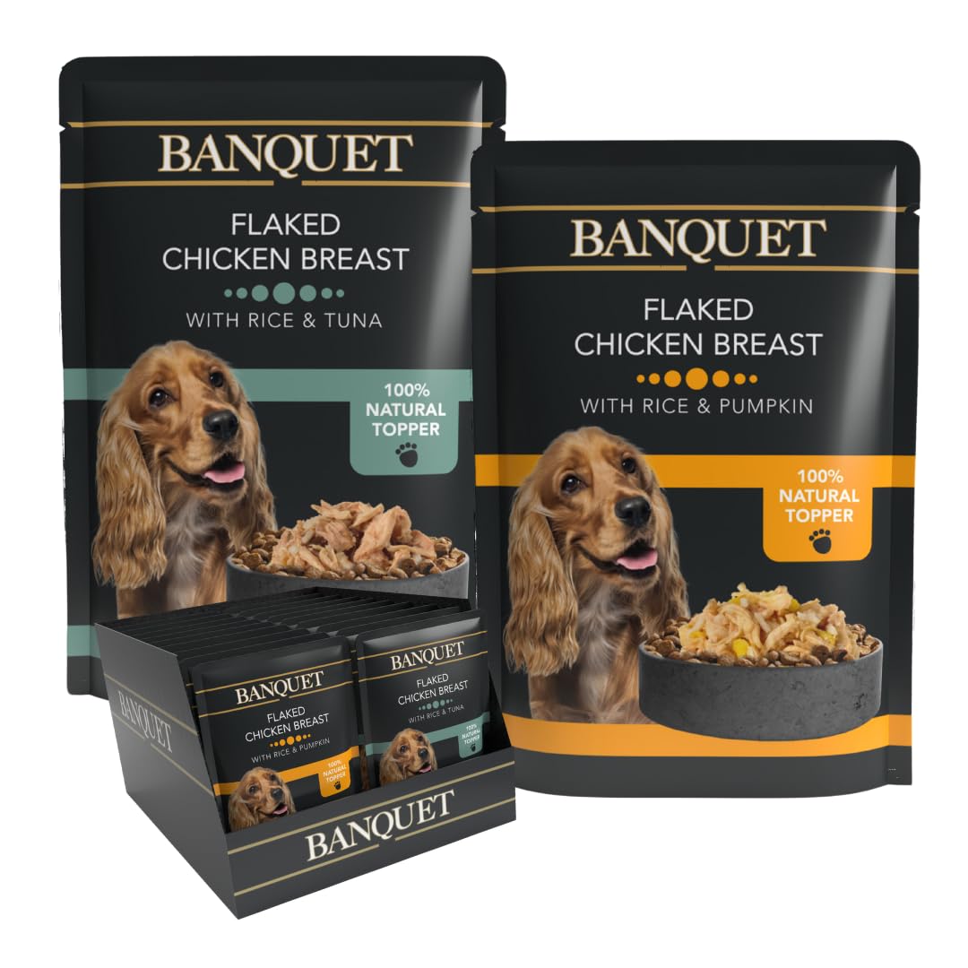 HiLife Banquet Adult Wet Dog Food, Mixed Multipacks Classic Collection & Supreme Selection, Made with 100% Natural Ingredients (36 Pouches x 100g)