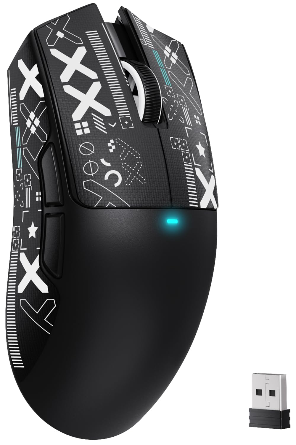 ATTACK SHARK X11SE Wireless Gaming Mouse, 63g Superlight With PixArt PAW3311 Sensor, 22000 DPI, Tri-Mode BT/2.4Ghz/Wired, 1000Hz Polling rate, 300mAh Battery, Dual Driver, for PC/PS/Mac (Berry Red)