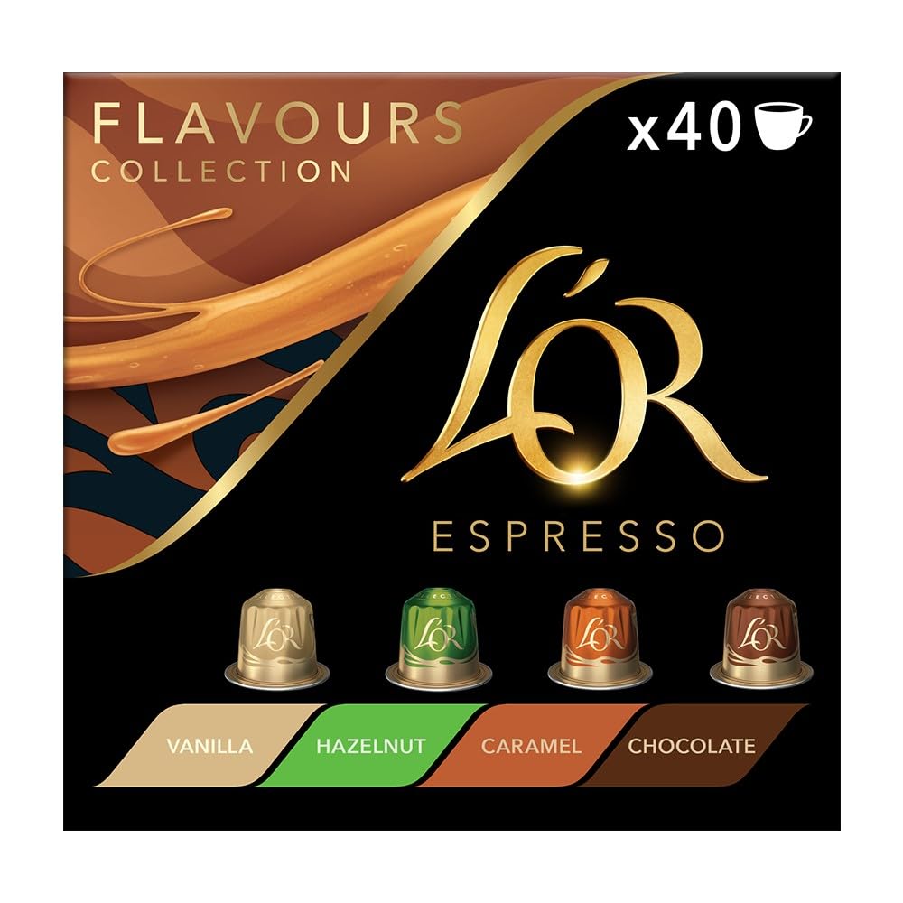 L'OR Espresso Intense Coffee Pods Variety Bundle (Pack of 12, Total 120 Capsules) Nespresso®* Compatible