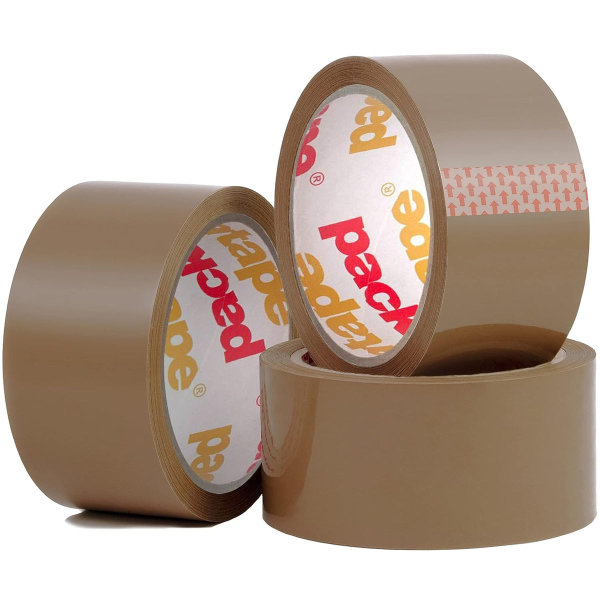 Packatape - 6 Rolls Per Pack 48MM x 66M Brown Packaging Tape for Parcels and Boxes. This 6 rolls pack of Heavy Duty Brown Packing Tape Provides a Strong, Secure and Sticky Seal for your Boxes