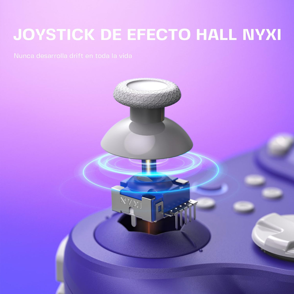 NYXI Hyperion 3 Switch 2 Controller – World's First Third-Party Wireless Controller for Switch 2, 9-Axis Gyro, Hall Effect Joysticks, Full Mechanical Button, Dual Back Button & Adjustable Vibration