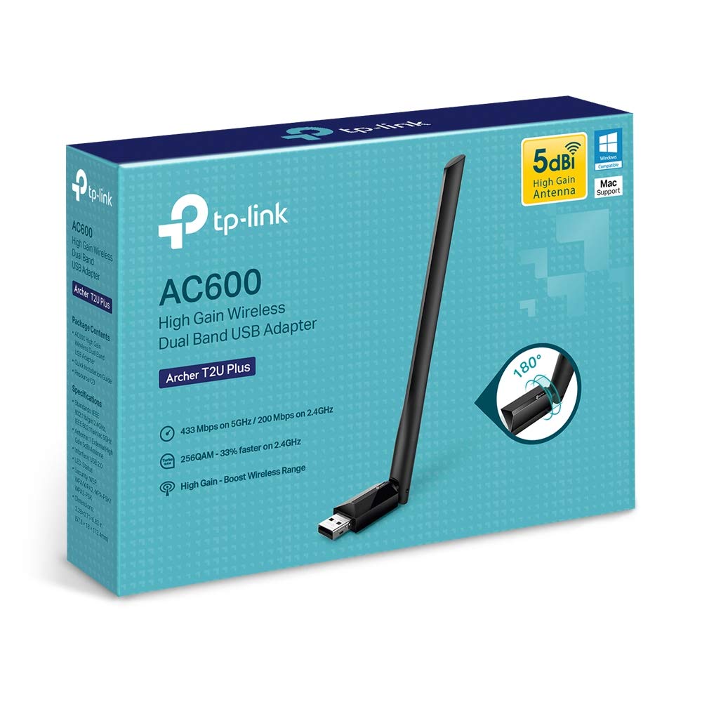 TP-Link Archer T3U Plus AC1300 WiFi Dongle, USB WiFi Adapter for PC