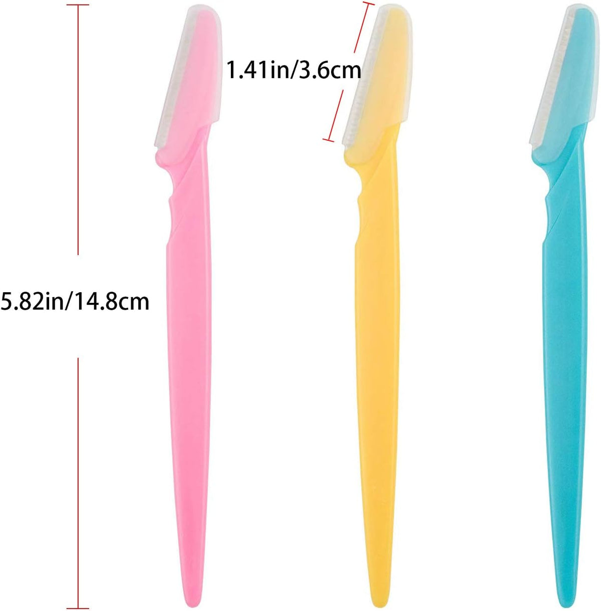 30 Pcs Eyebrow Razors Facial Hair Remover Shaver Trimmer Shaper, Exfoliating Dermaplaning Tool for Women and Men