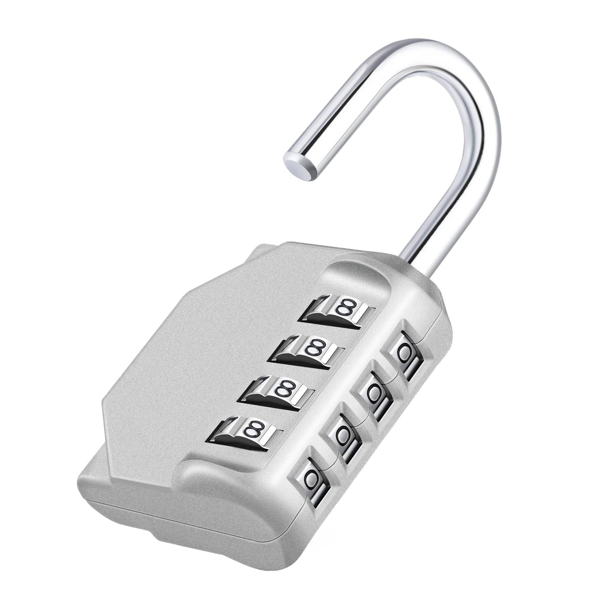 ZHEGE Combination Padlock, 4 Digit Coded Padlock (Sky Blue)