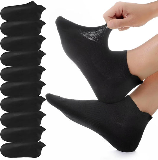 YouShow 10/20 Pairs Trainer Socks Cotton Sports Ankle Socks for Men & Women