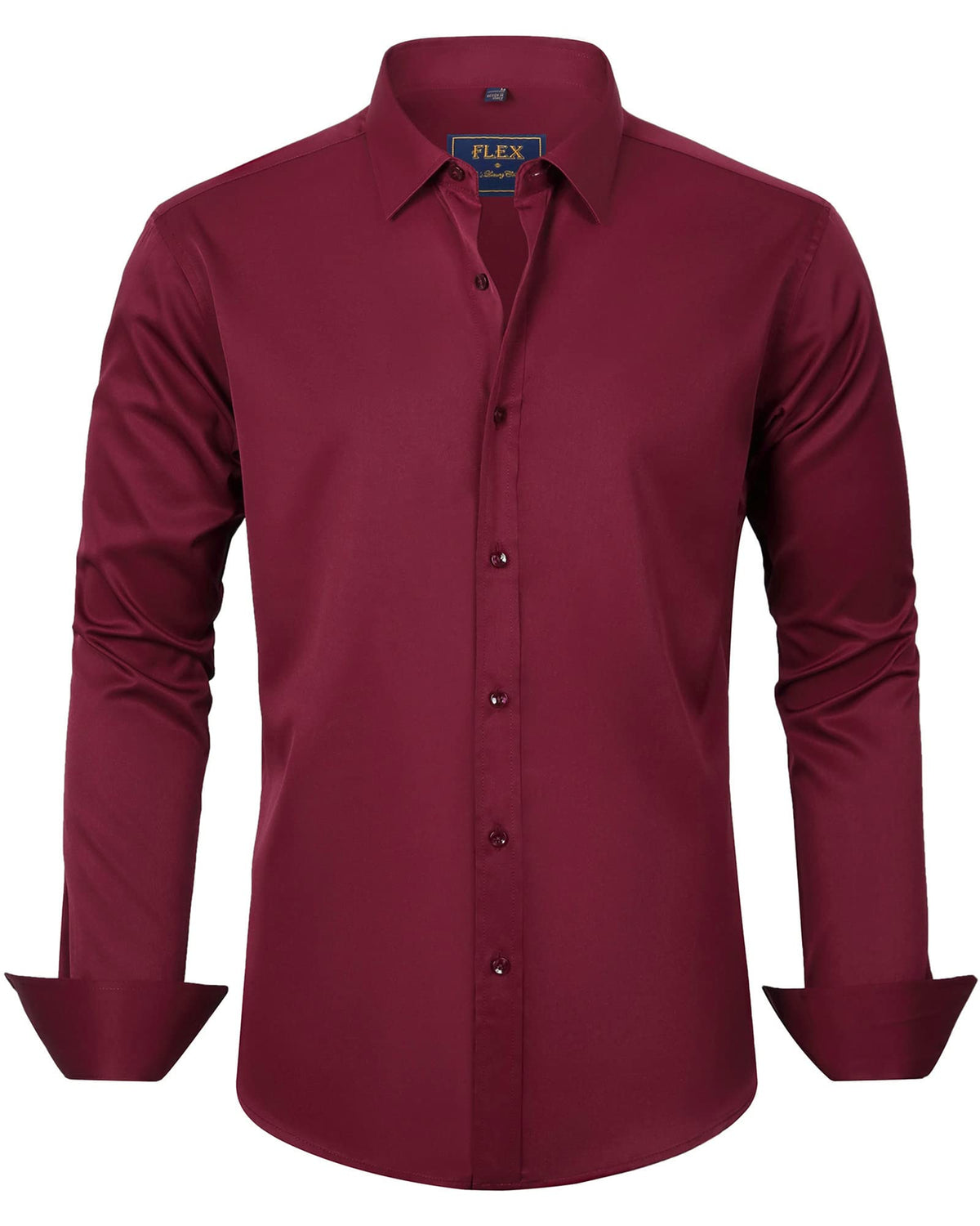 J.VER Men's Long Sleeve Stretch Dress Shirt Non Iron Casual Business Formal Shirts S-6XL