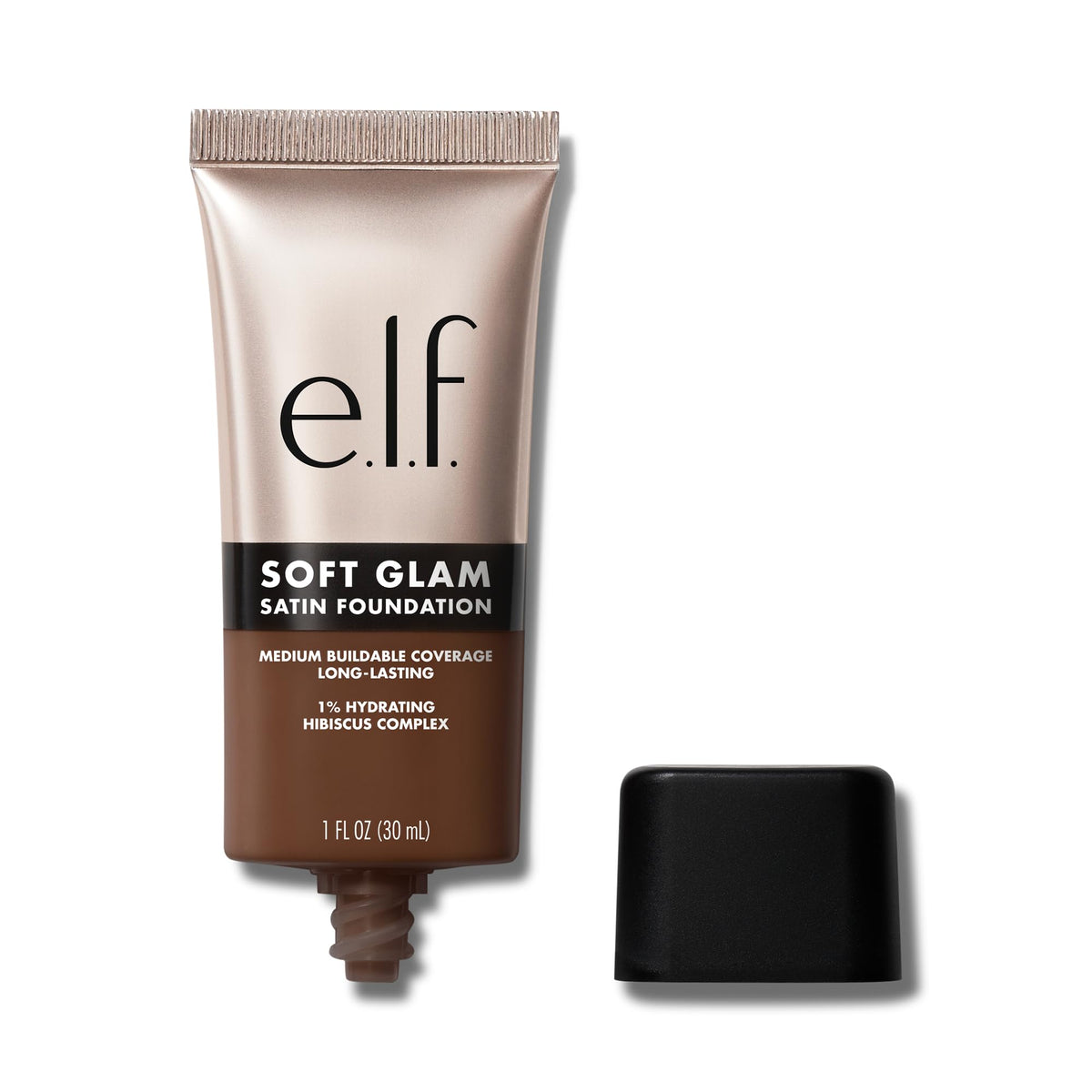 e.l.f. Soft Glam Foundation, Medium Coverage, Long-Lasting & Buildable Foundation For A Smooth, Satin Finish, Vegan & Cruelty-Free, 21 Light Neutral