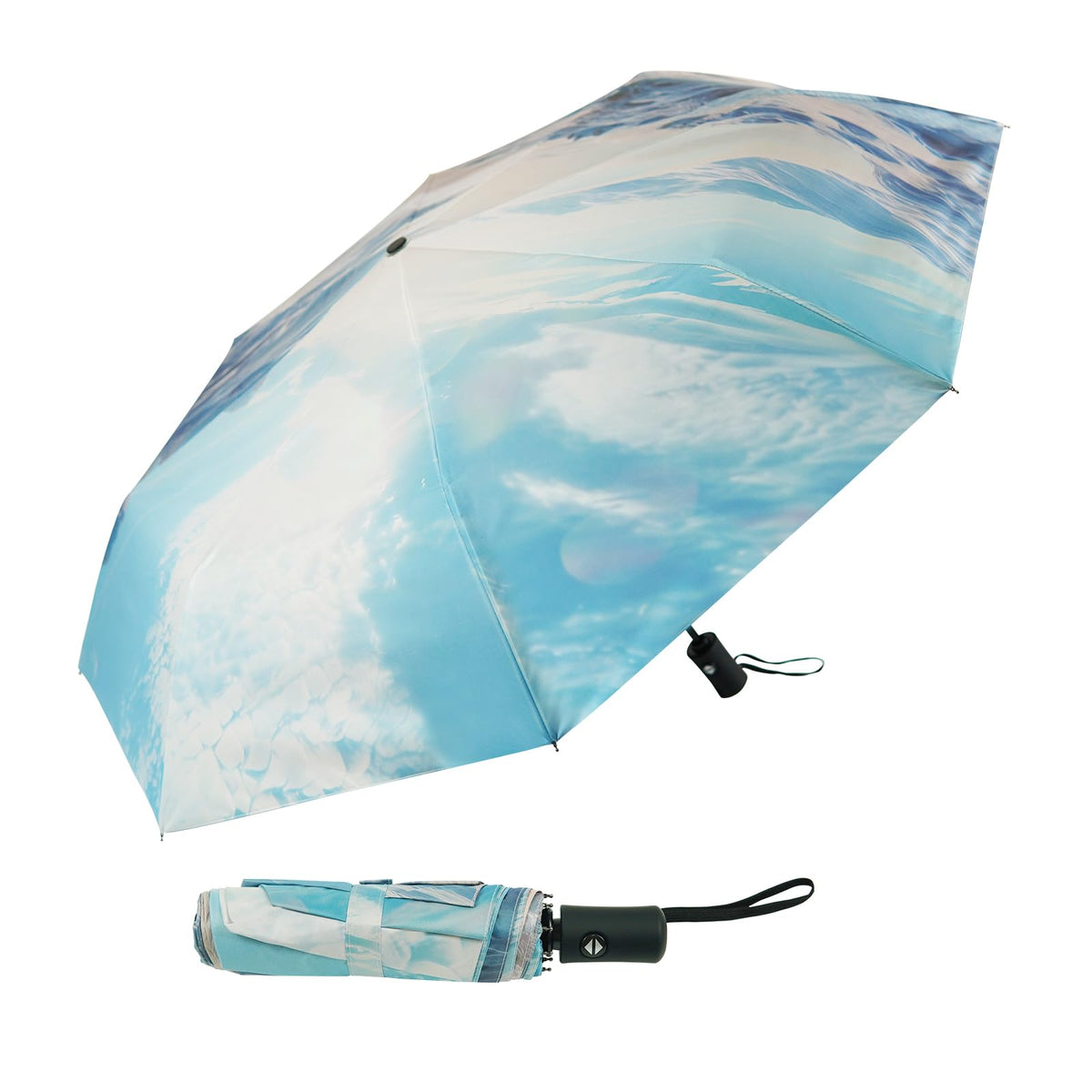 SY COMPACT Travel Umbrella Windproof Automatic Unbreakable UV Protection