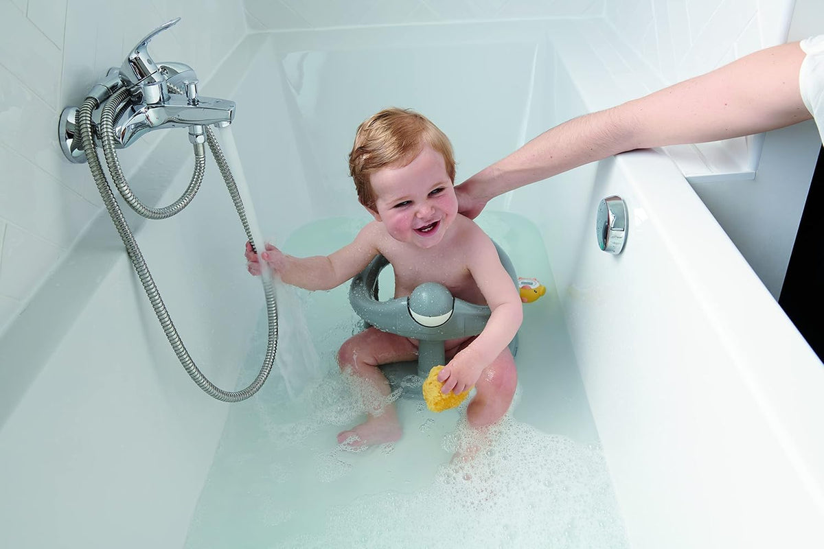 Bebeconfort Playful Swivel Baby Bath Seat, 0–10 kg, Blue