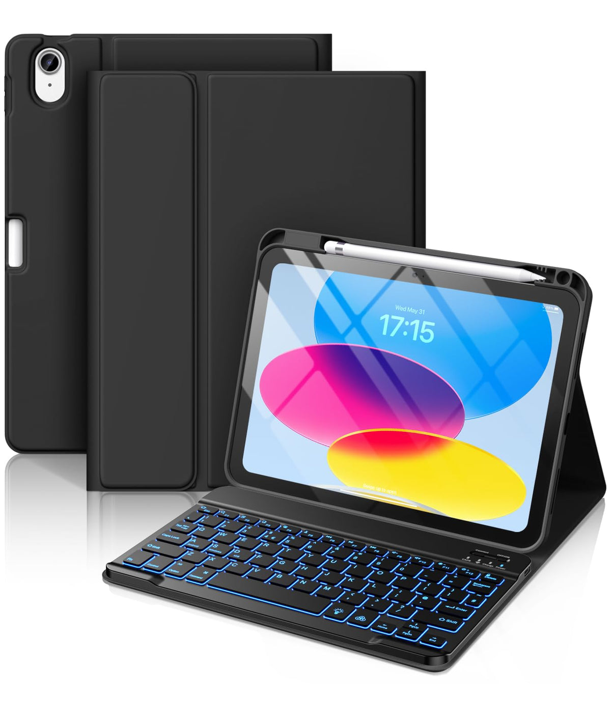 Vobafe Keyboard Case for iPad A16 11th Generation 11 inch/10th Gen 10.9"