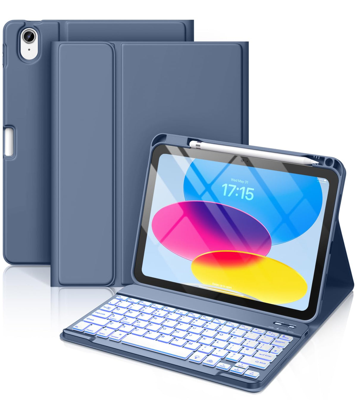 Vobafe Keyboard Case for iPad A16 11th Generation 11 inch/10th Gen 10.9"