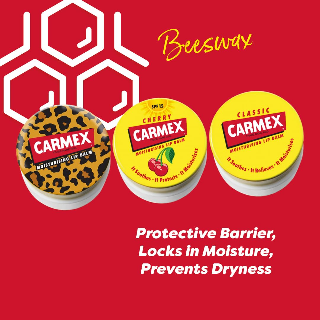 Carmex CLASSIC Moisturising Lip Balm For Dry And Chapped Lips 7.5g