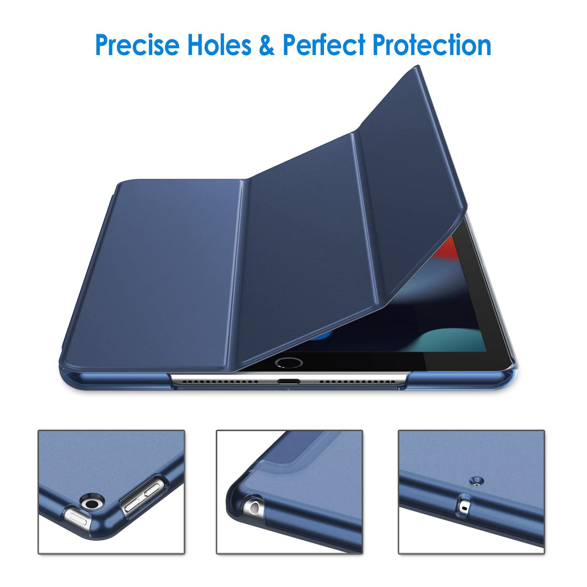 JETech Case for iPad 9th/8th/7th Gen 10.2", Beige