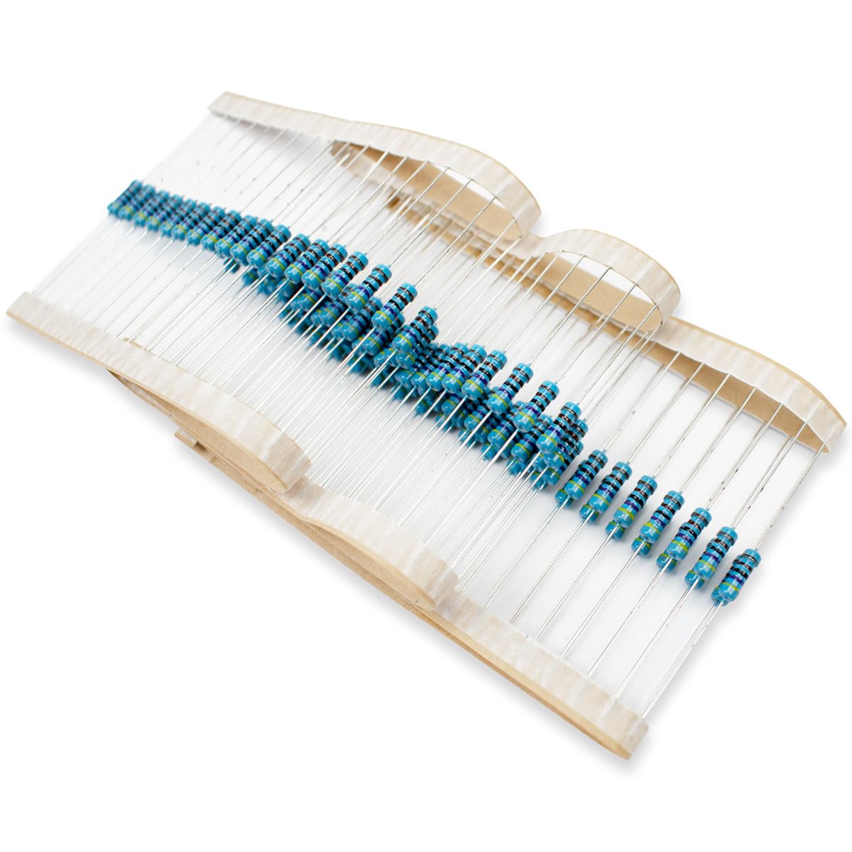 50 Pcs 1W 1% Tolerance 0.1 Ohm Metal Film Resistor Resistance for DIY Project and Experiments