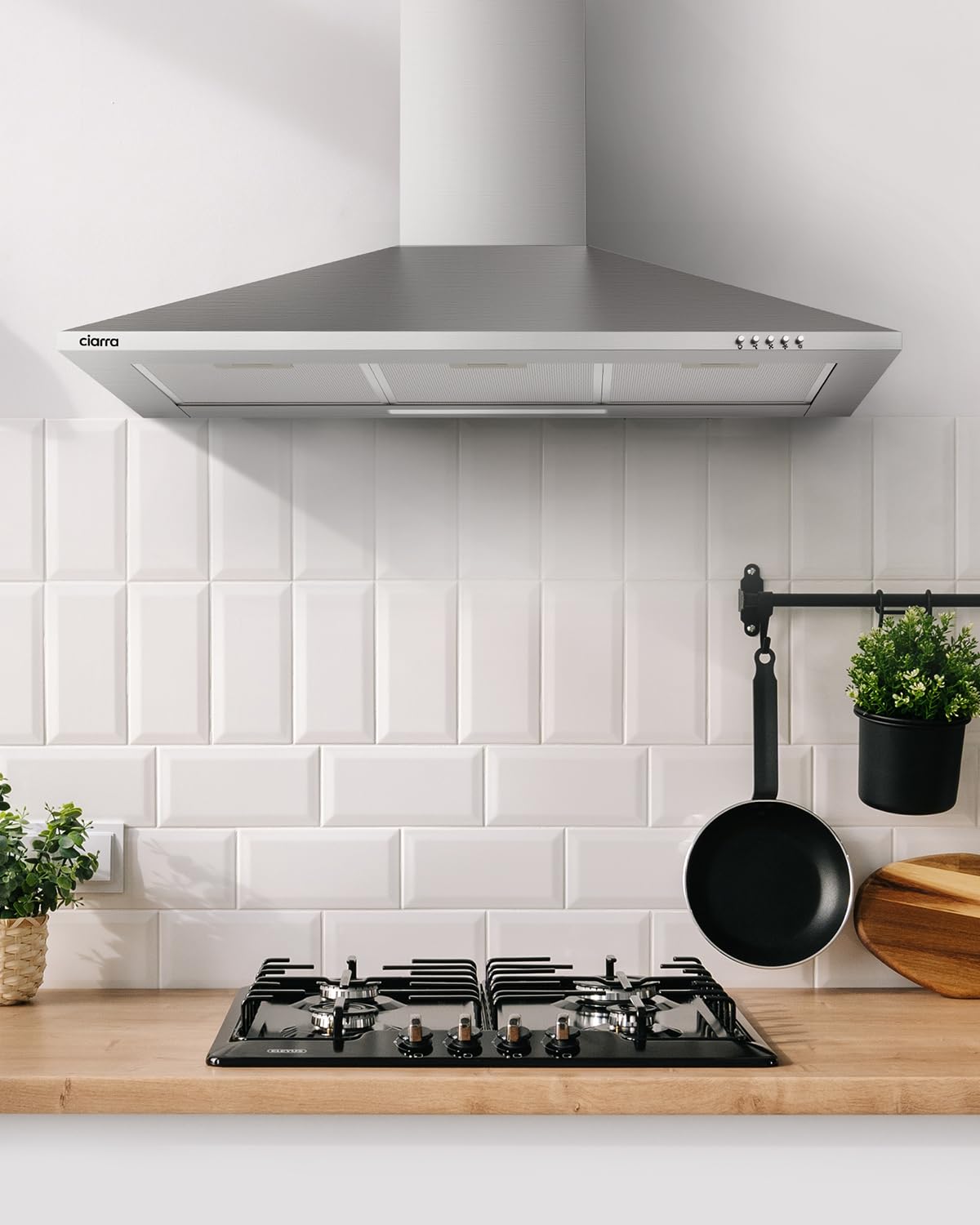 CIARRA CBCF003 Recirculating Filter Carbon Charcoal Filters Replacement for Cooker Hoods (Pack of 2)