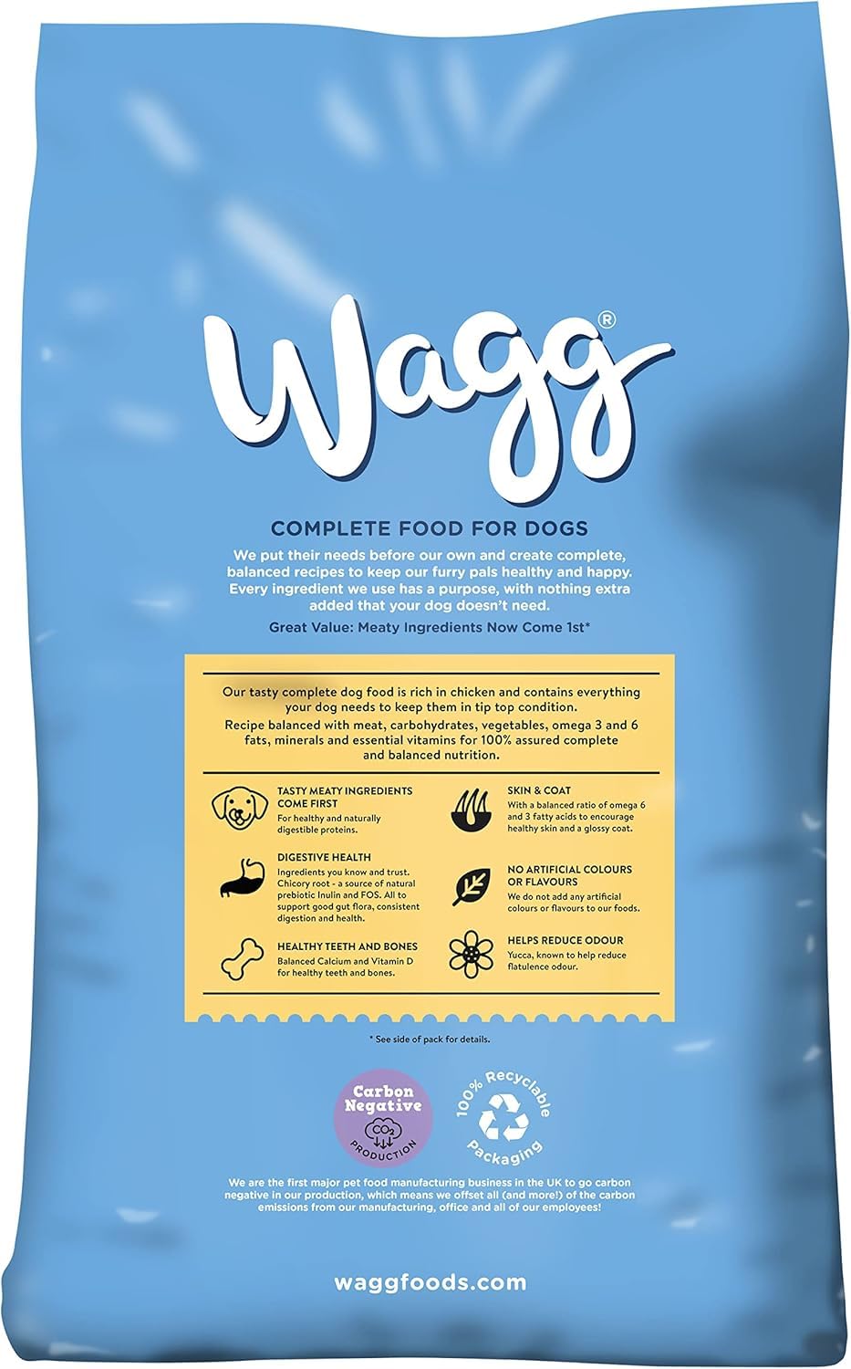 Wagg Meaty Goodness Complete Dry Adult Dog Food Beef 12kg