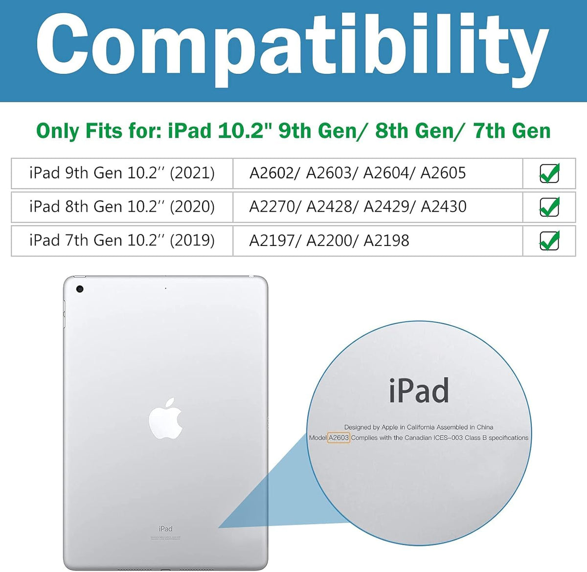 Tempered Glass Screen Protector for iPad 10.2 Inch 9th/8th/7th Generation, 1 Pack, 9H Hardness, HD Clear, Anti-Scratch (1, iPad 9th/8th/7th Gen 10.2-inch)
