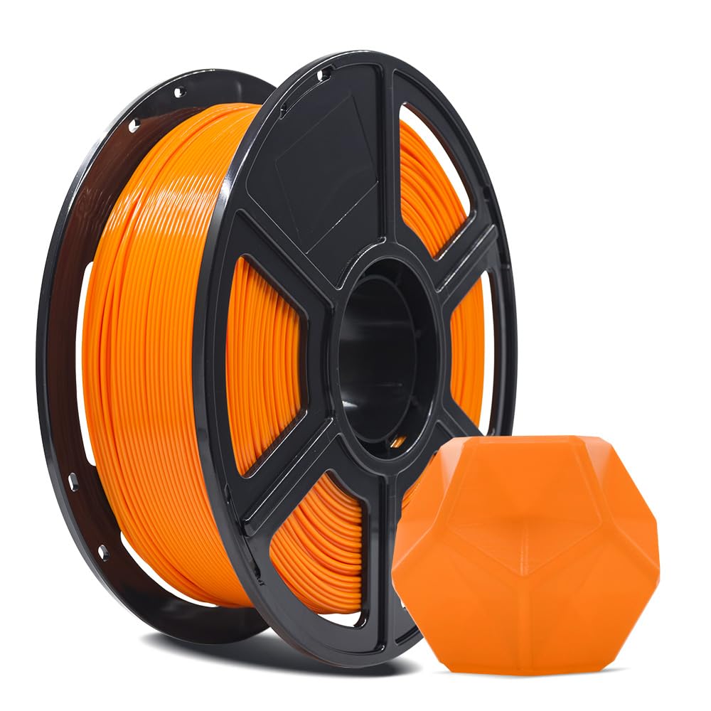 FLASHFORGE 3D Printer Filament, PLA PRO Filament 1.75mm, 1KG Spool (2.2lbs), Dimensional Accuracy +/- 0.02mm for FDM 3D Printers, Better Tenacity & No Knotting (White)