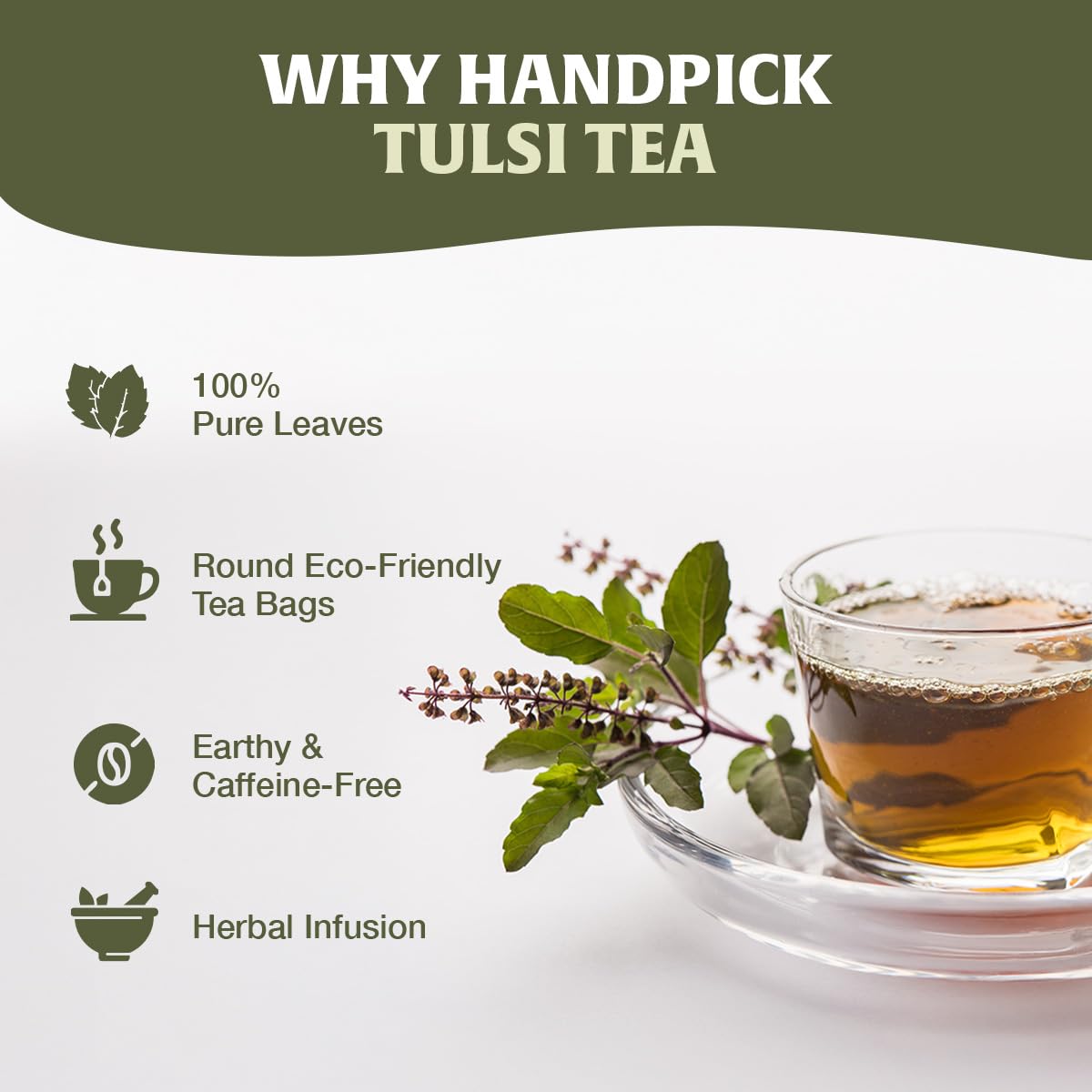 HANDPICK, Spearmint Tea Bags (100 Count), Spearmint Leaf Tea Bags