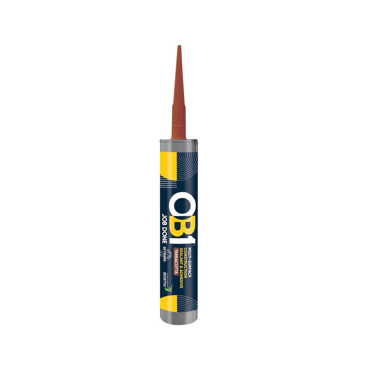 OB1 Clear Multi-Surface Construction Sealant & Adhesive, 290ml 2in1 formula